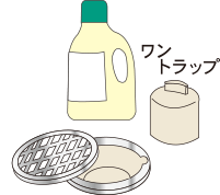 排水口の清掃方法